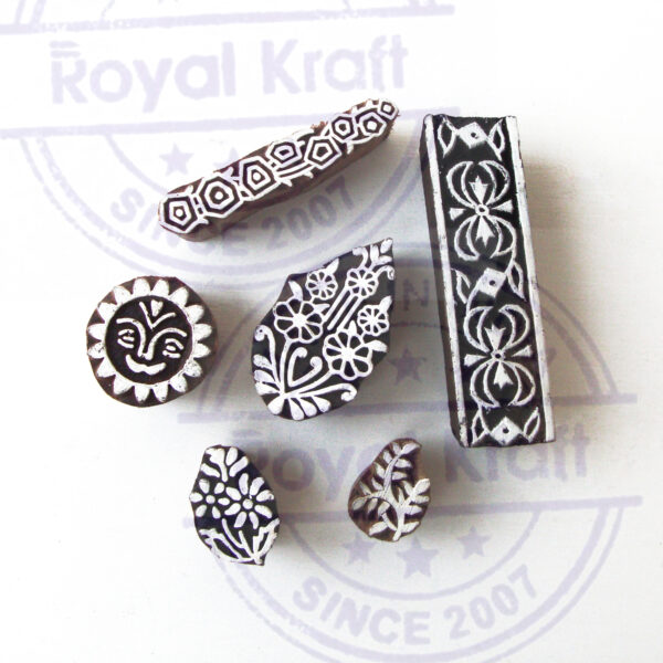 Assorted Wooden Stamps - Set