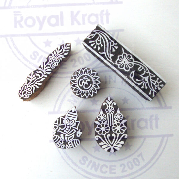 Religious Wooden Stamps - Set