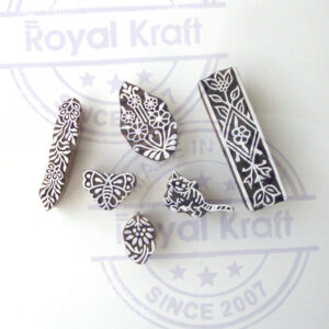 Indian Wooden Stamps - Set