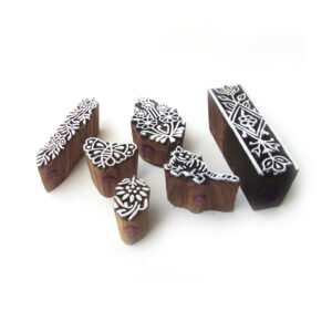 Indian Wooden Stamps - Set