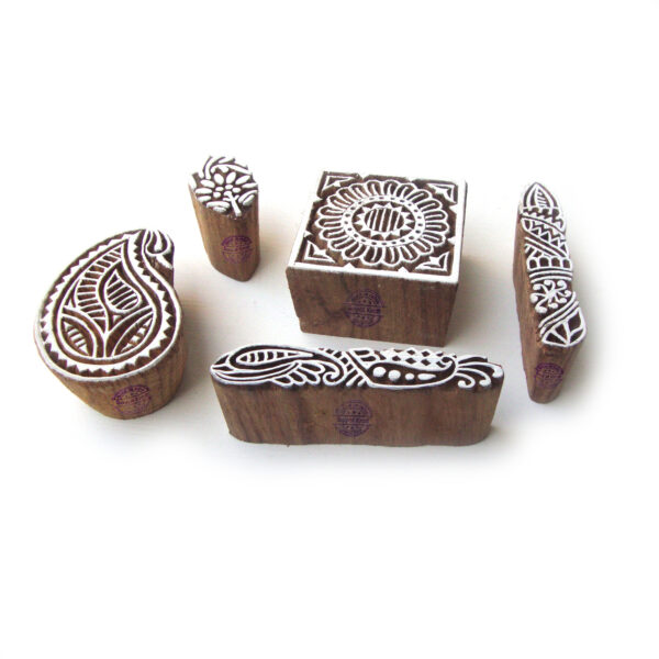 Paisley Wooden Stamps - Set