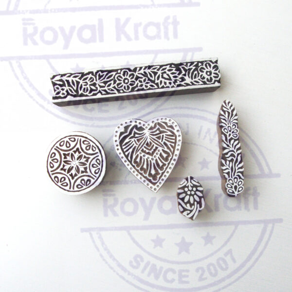 Assorted Wooden Stamps - Set