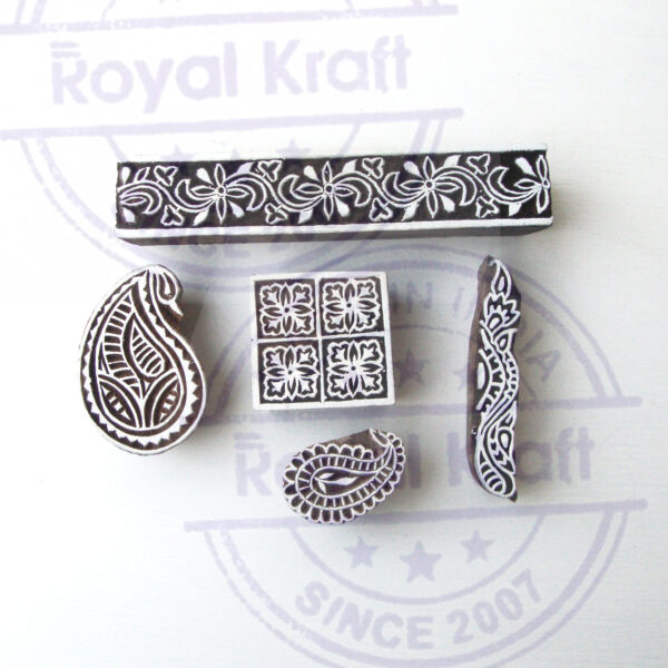 Paisley Wooden Stamps - Set