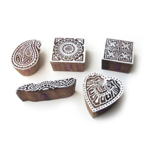 Square Wooden Stamps - Set