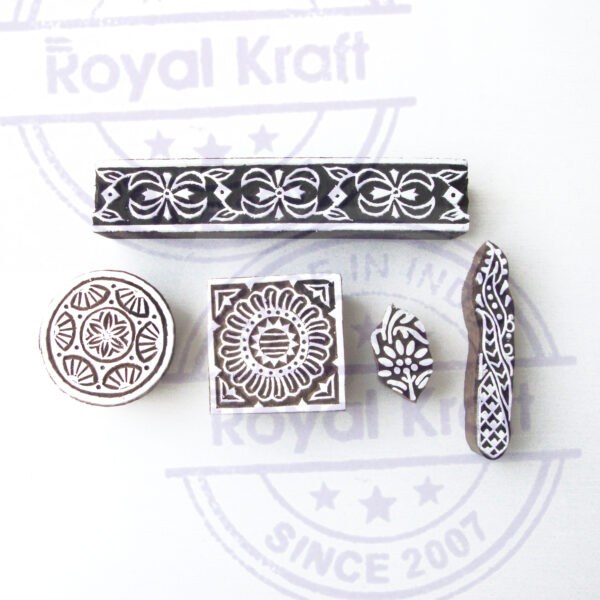 Assorted Wooden Stamps - Set
