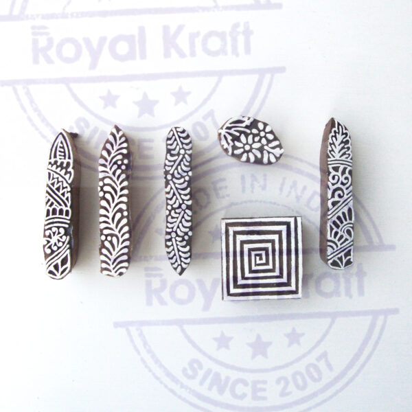 Border Wooden Stamps - Set