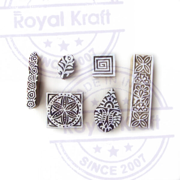 Assorted Wooden Stamps - Set