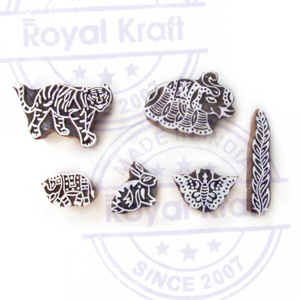 Animal Wooden Stamps - Set