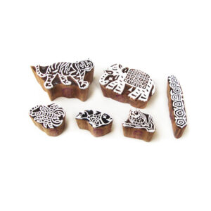 Animal Wooden Stamps - Set