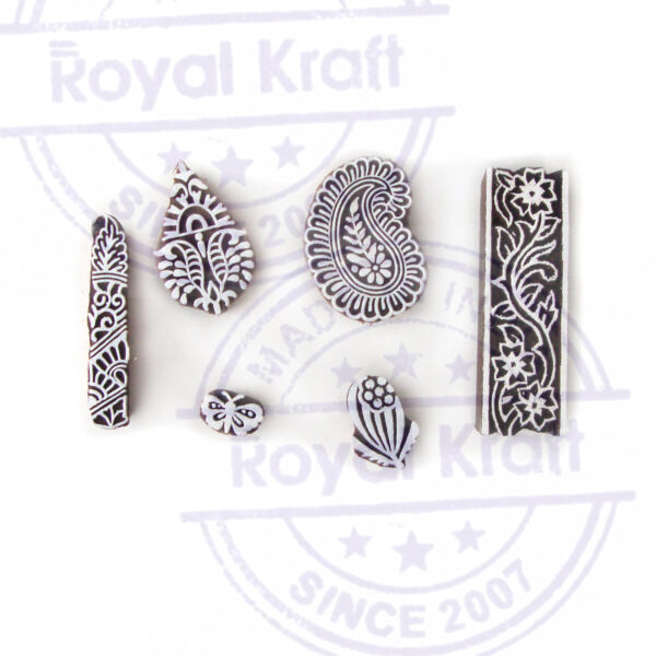 Paisley Wooden Stamps - Set