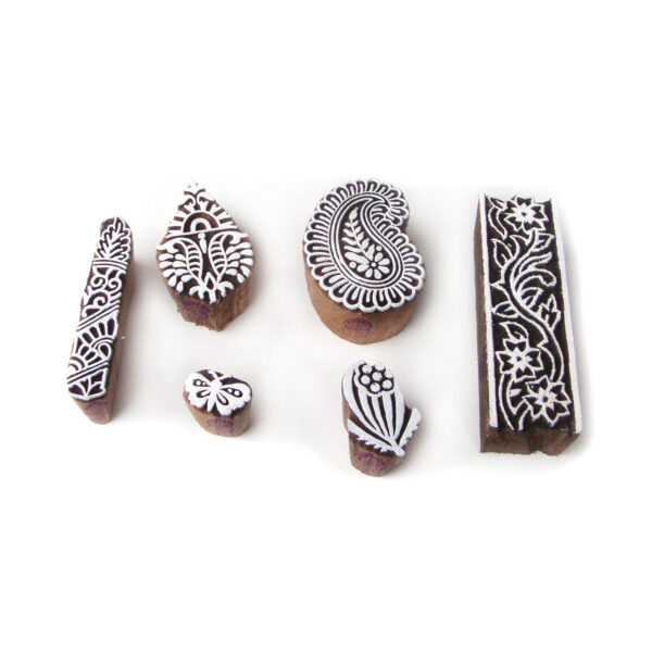 Paisley Wooden Stamps - Set