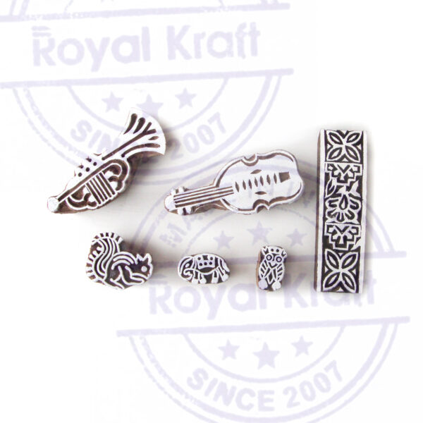 Musical Wooden Stamps - Set