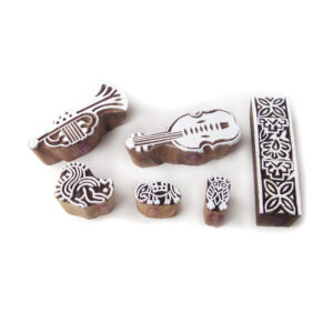 Musical Wooden Stamps - Set
