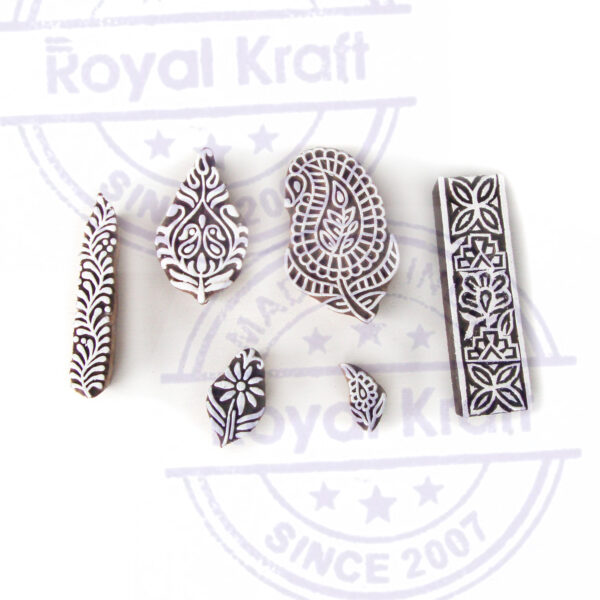 Paisley Wooden Stamps - Set