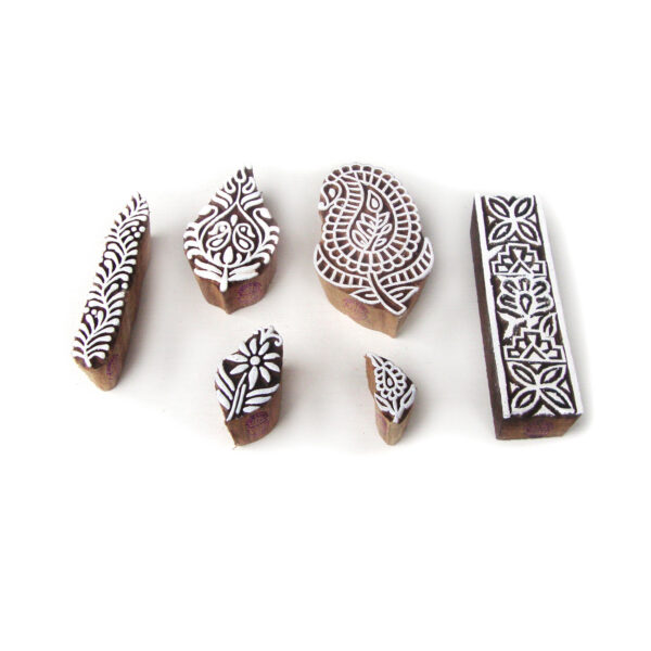 Paisley Wooden Stamps - Set