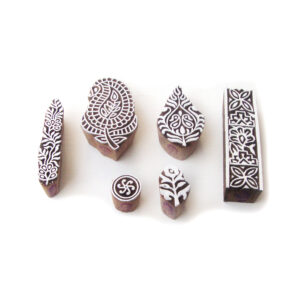 Paisley Wooden Stamps - Set