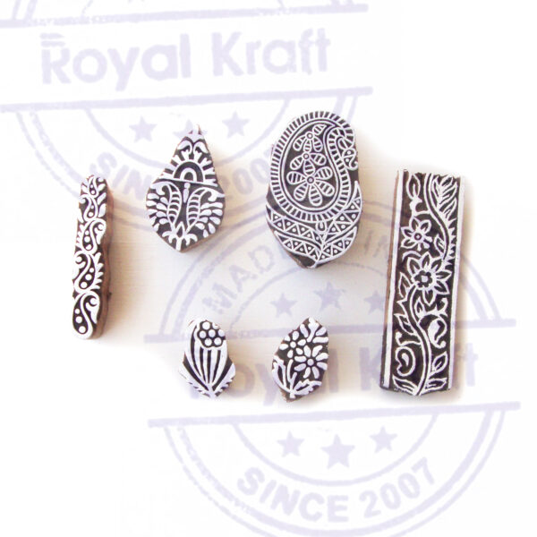 Paisley Wooden Stamps - Set