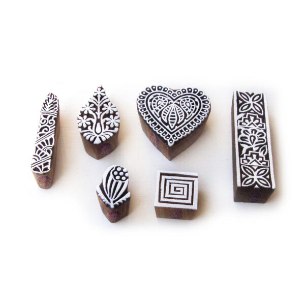 Assorted Wooden Stamps - Set