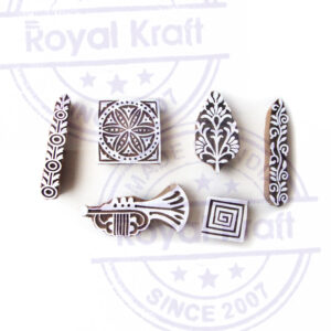 Indian Wooden Stamps - Set