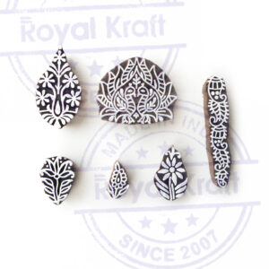 Indian Wooden Stamps - Set