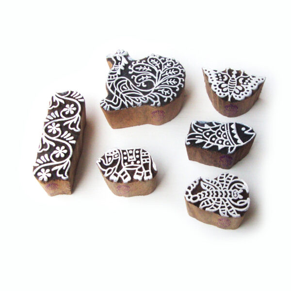 Animal Wooden Stamps - Set