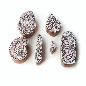 Paisley Wooden Stamps - Set