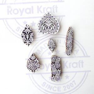 Floral Wooden Stamps - Set