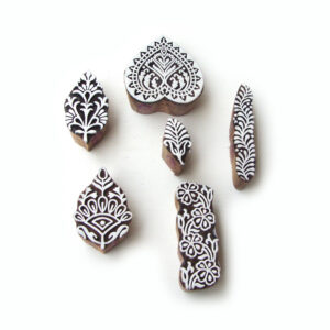 Floral Wooden Stamps - Set