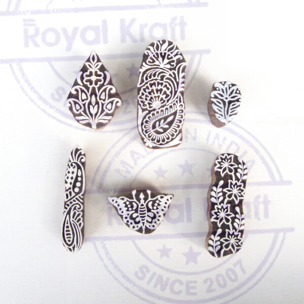 Assorted Wooden Stamps - Set