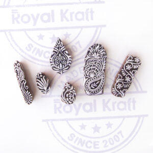 Paisley Wooden Stamps - Set