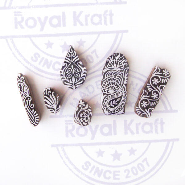 Paisley Wooden Stamps - Set