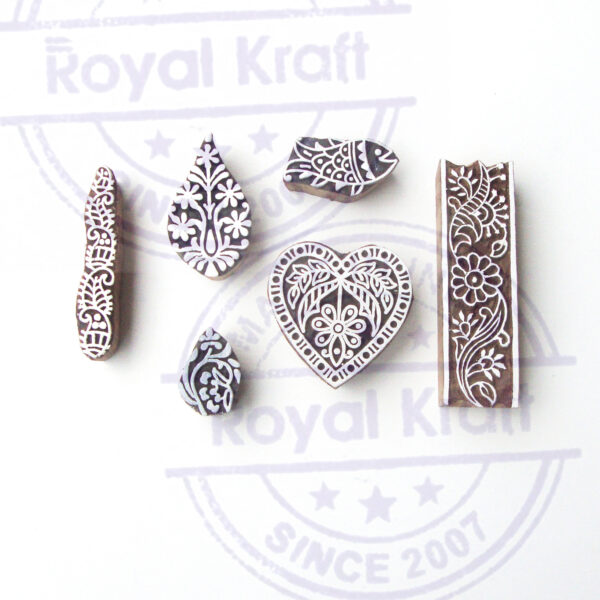 Assorted Wooden Stamps - Set