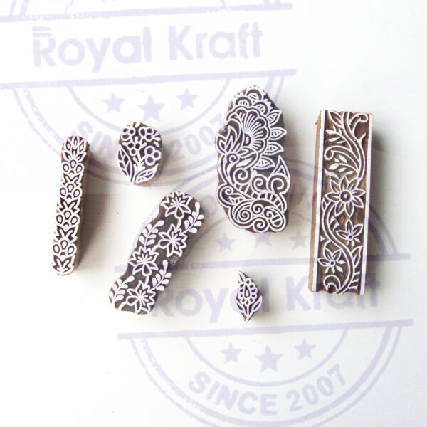 Border Wooden Stamps - Set