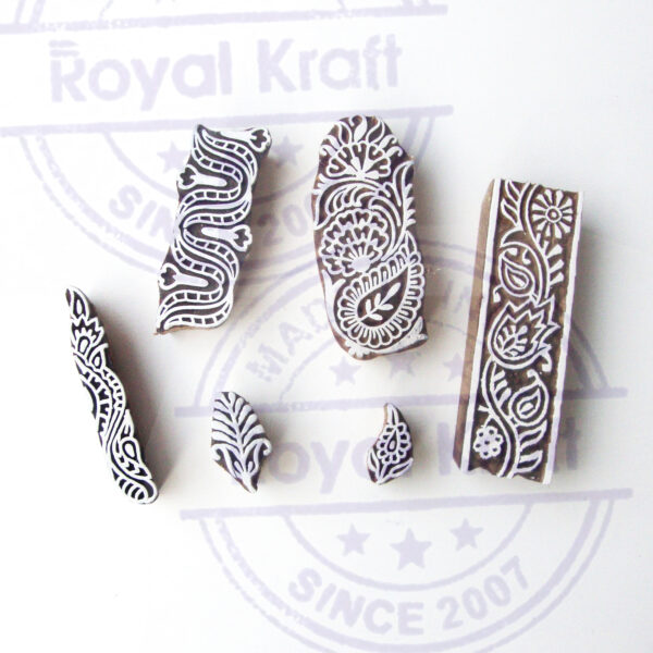 Border Wooden Stamps - Set