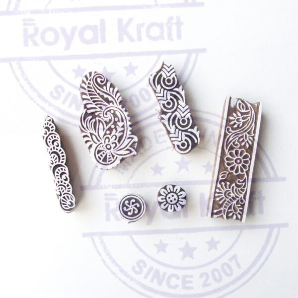 Border Wooden Stamps - Set