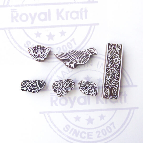 Animal Wooden Stamps - Set