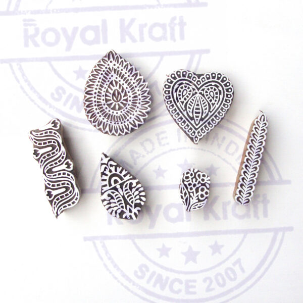 Assorted Wooden Stamps - Set