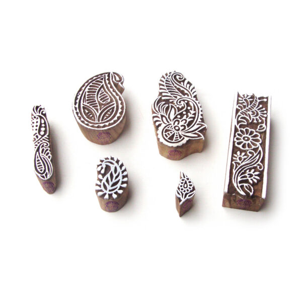 Paisley Wooden Stamps - Set