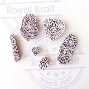 Paisley Wooden Stamps - Set