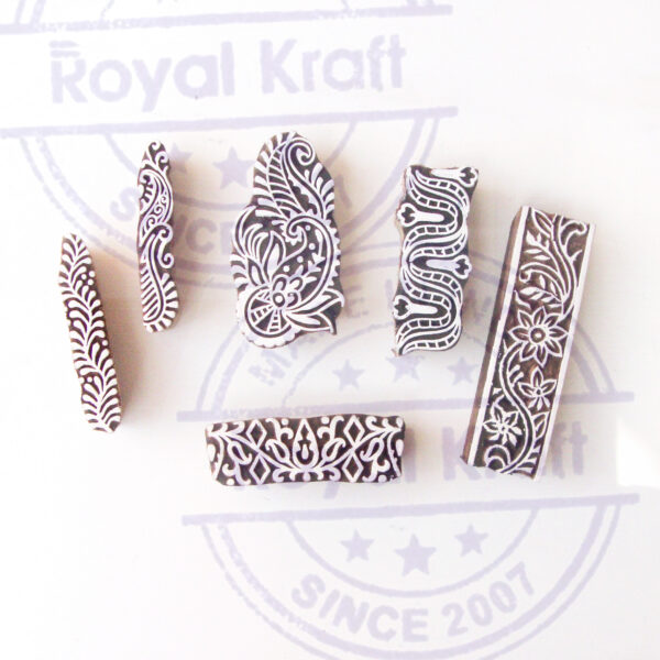 Border Wooden Stamps - Set