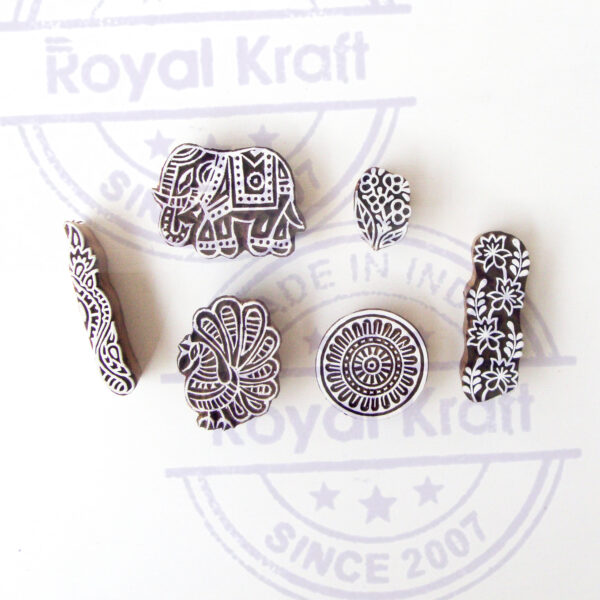 Animal Wooden Stamps - Set