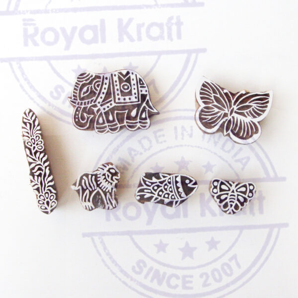 Animal Wooden Stamps - Set