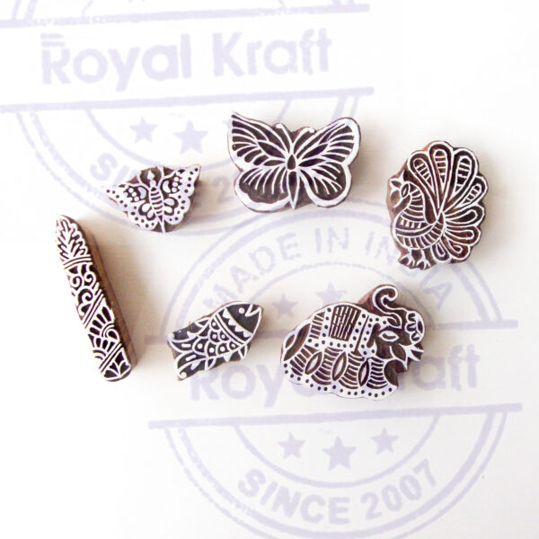 Animal Wooden Stamps - Set