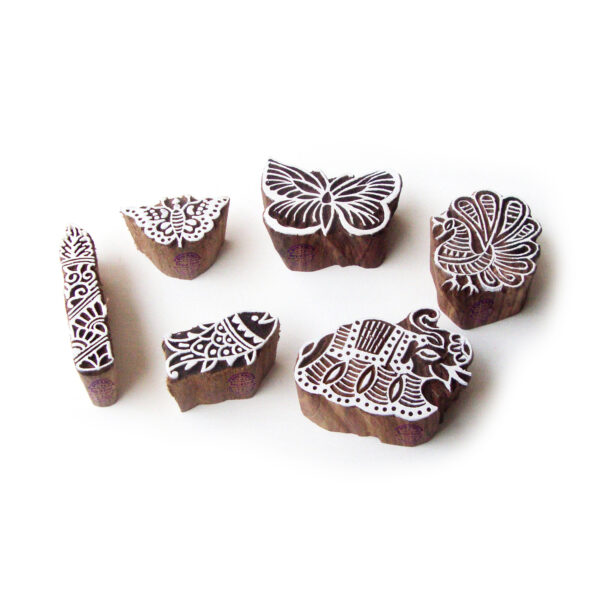 Animal Wooden Stamps - Set