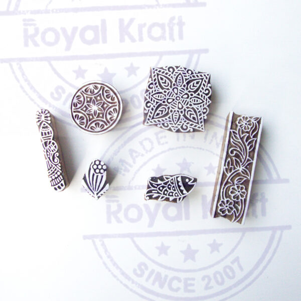 Assorted Wooden Stamps - Set