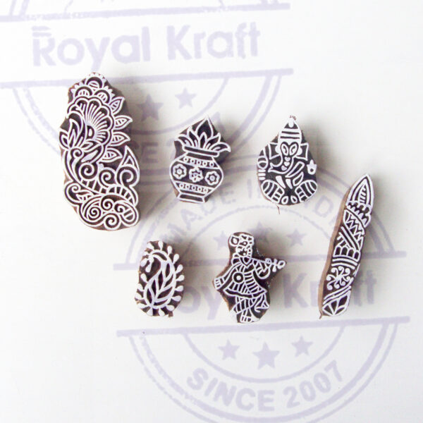 Religious Wooden Stamps - Set