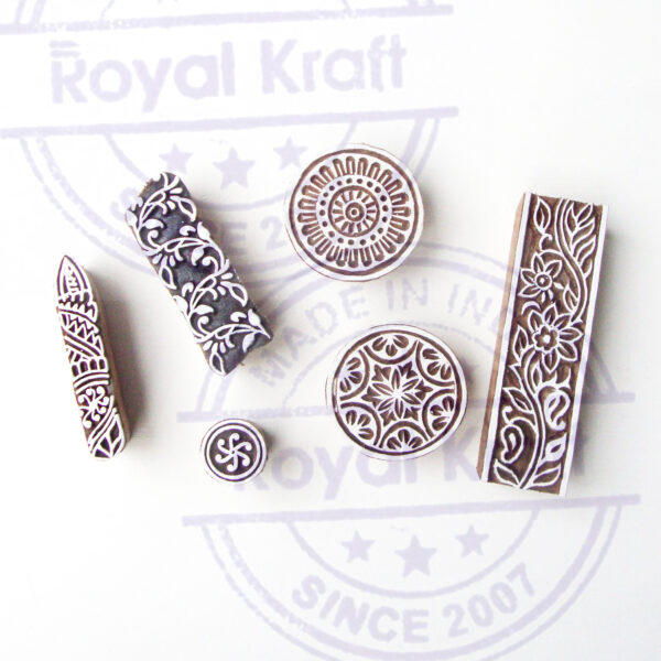 Round Wooden Stamps - Set