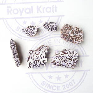 Animal Wooden Stamps - Set
