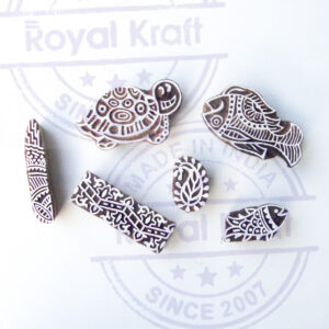 Animal Wooden Stamps - Set