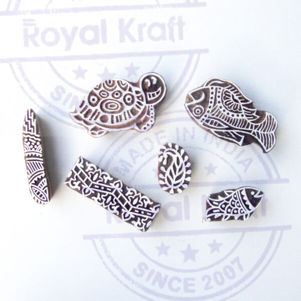Animal Wooden Stamps - Set